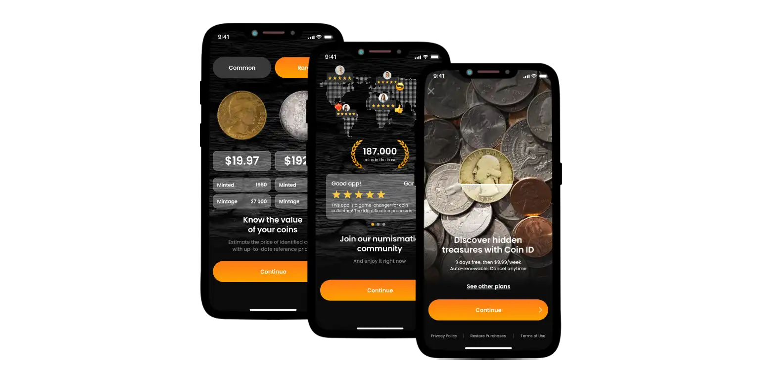 A Coin ID Scanner’s features.